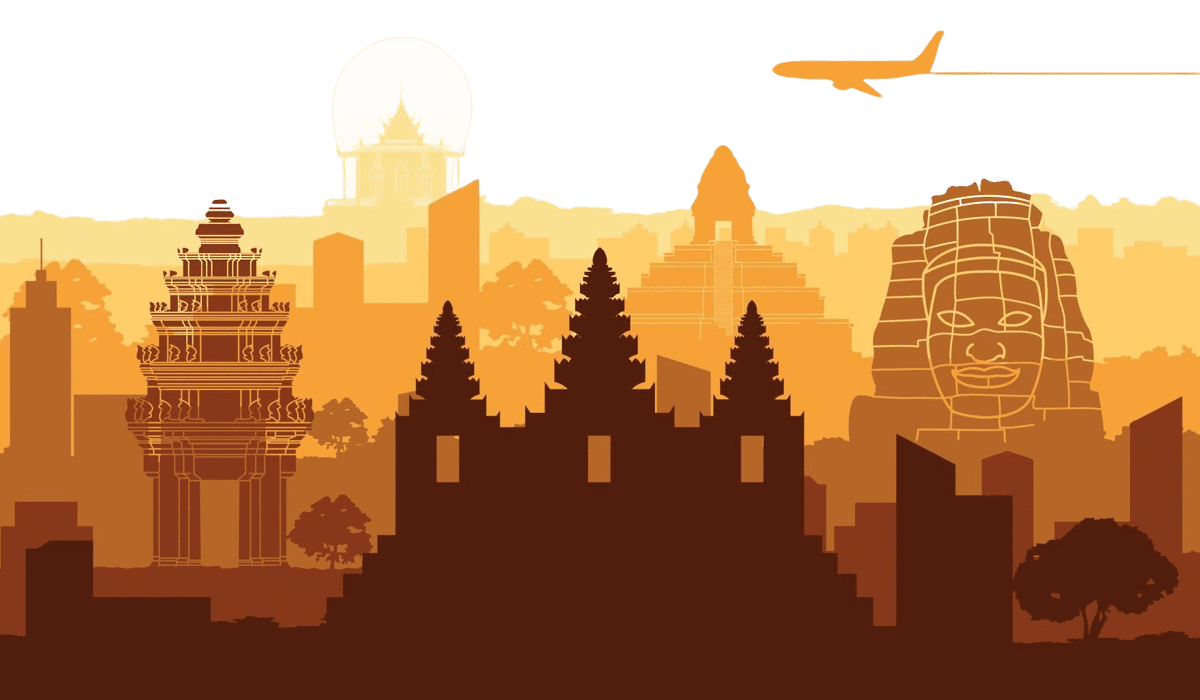 Cambodia Skyline
